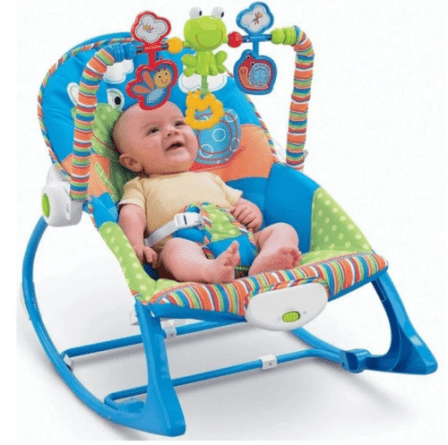 Fold Up Baby Rocker / Bouncer - Blue_0