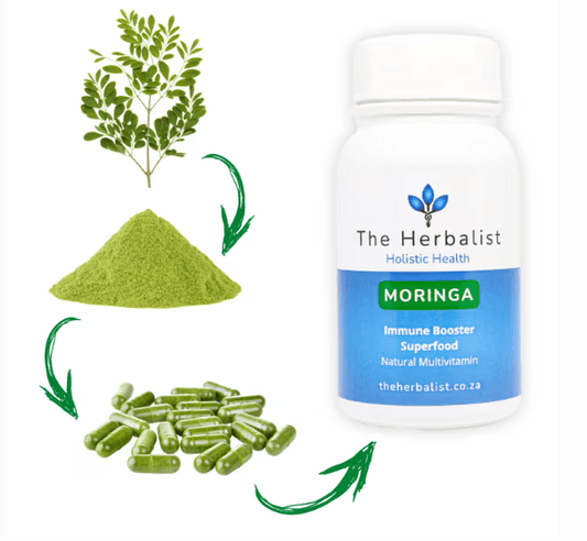 Pure Moringa Leaf Powder Capsules