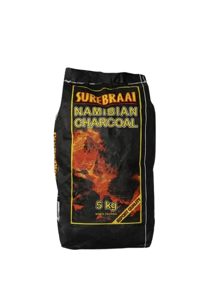 Surebraai Charcoal – 5Kg Bags: Perfect for Your Braai Experience